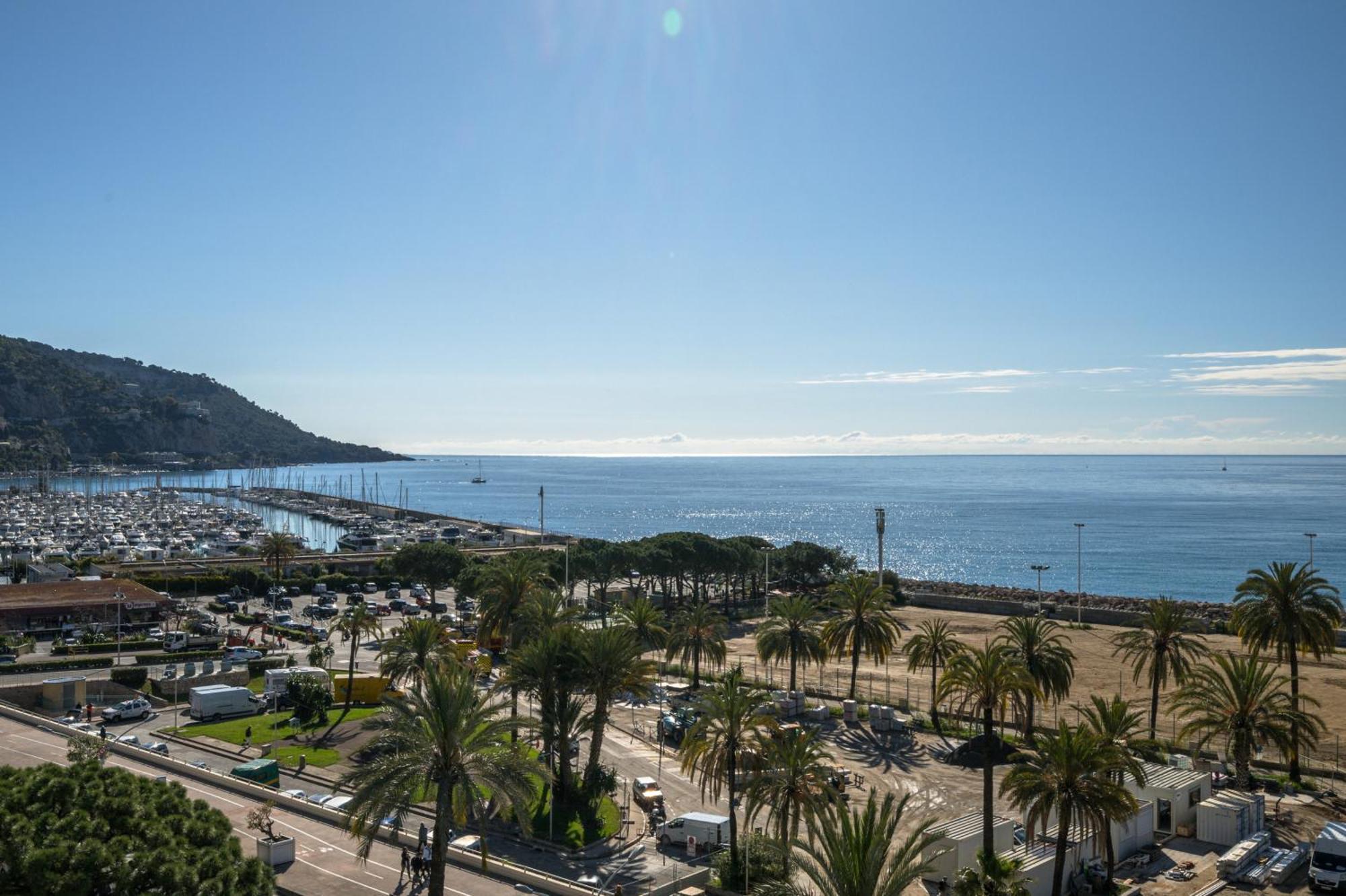 Ferienwohnung Le Rocamare - Piscine Toit Terrasse - Parking Prive - Terrasse Menton Exterior foto